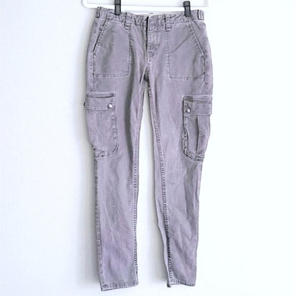 Rag & Bone Women’s Cargo Pants Soft Grunge Utility Washed Black Straight Sz 25 - Picture 1 of 5